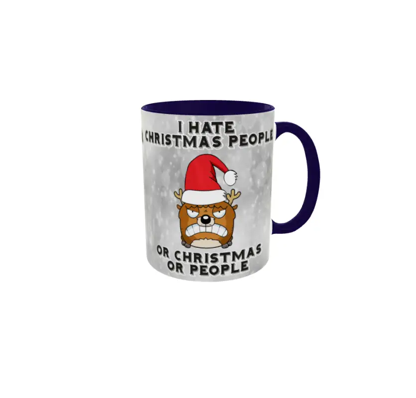 I hate christmas, cana din ceramica, 330ml, model cgs1806v